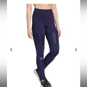 Navy high waisted alo moto legging sz L